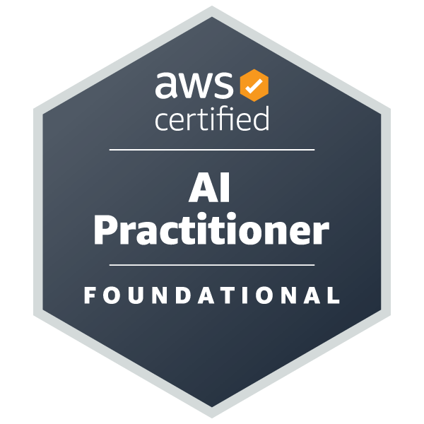 AWS Certified AI Practitioner Certificate Badge